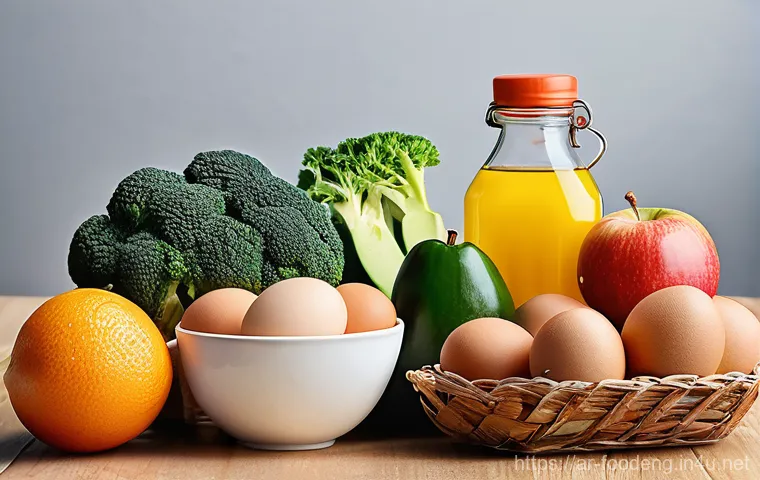 식품 영양성분 분석 - **Prompt 2: A Family Enjoying Healthy Home Cooking**
    A heartwarming scene in a clean, modern kit...